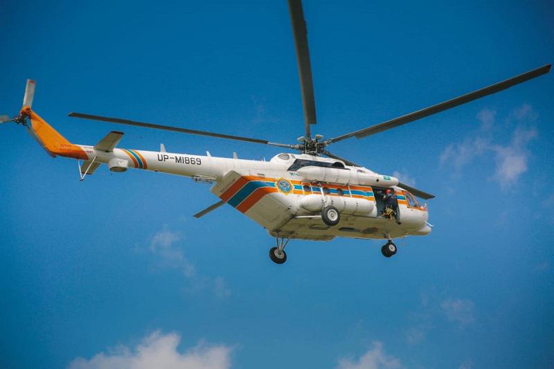 Два вертолета Казахстана участвуют в тушении лесных пожаров на юго-западе Турции