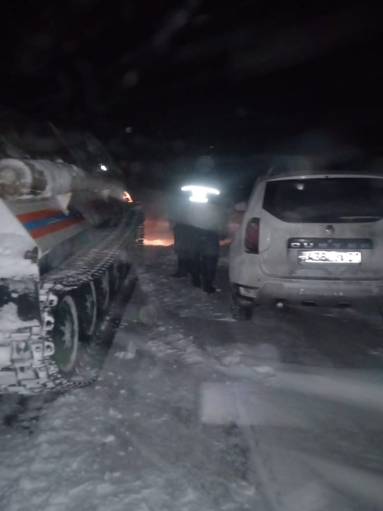 За прошедшие сутки из снежного заноса спасено и эвакуирован  91 человек