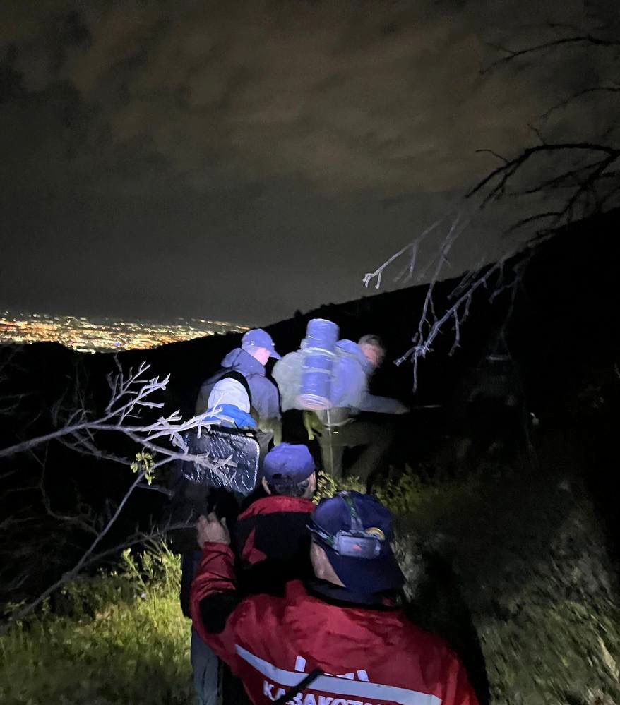 Спасатели РОСО спасли заблудившихся в горах друзей