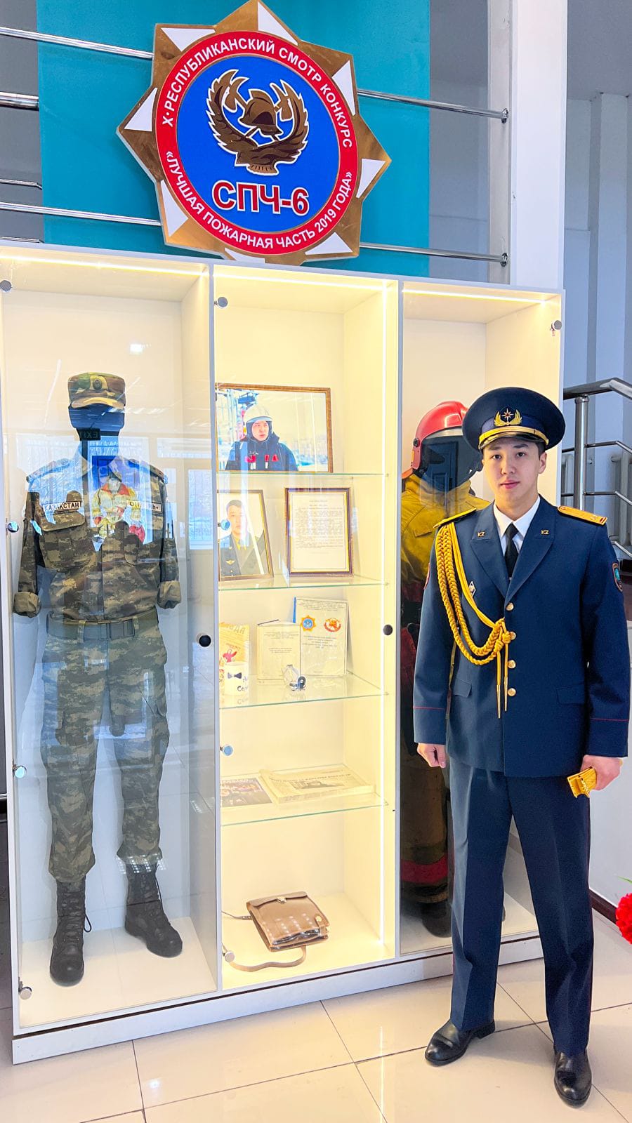 Второй обладатель стипендии имени Акпарова – молодой лейтенант Алиби Молдахметов