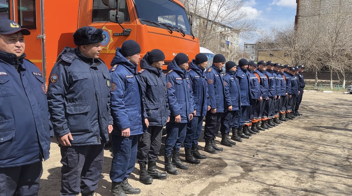 Спасатели области Ұлытау отправились на помощь в Северо-Казахстанскую область