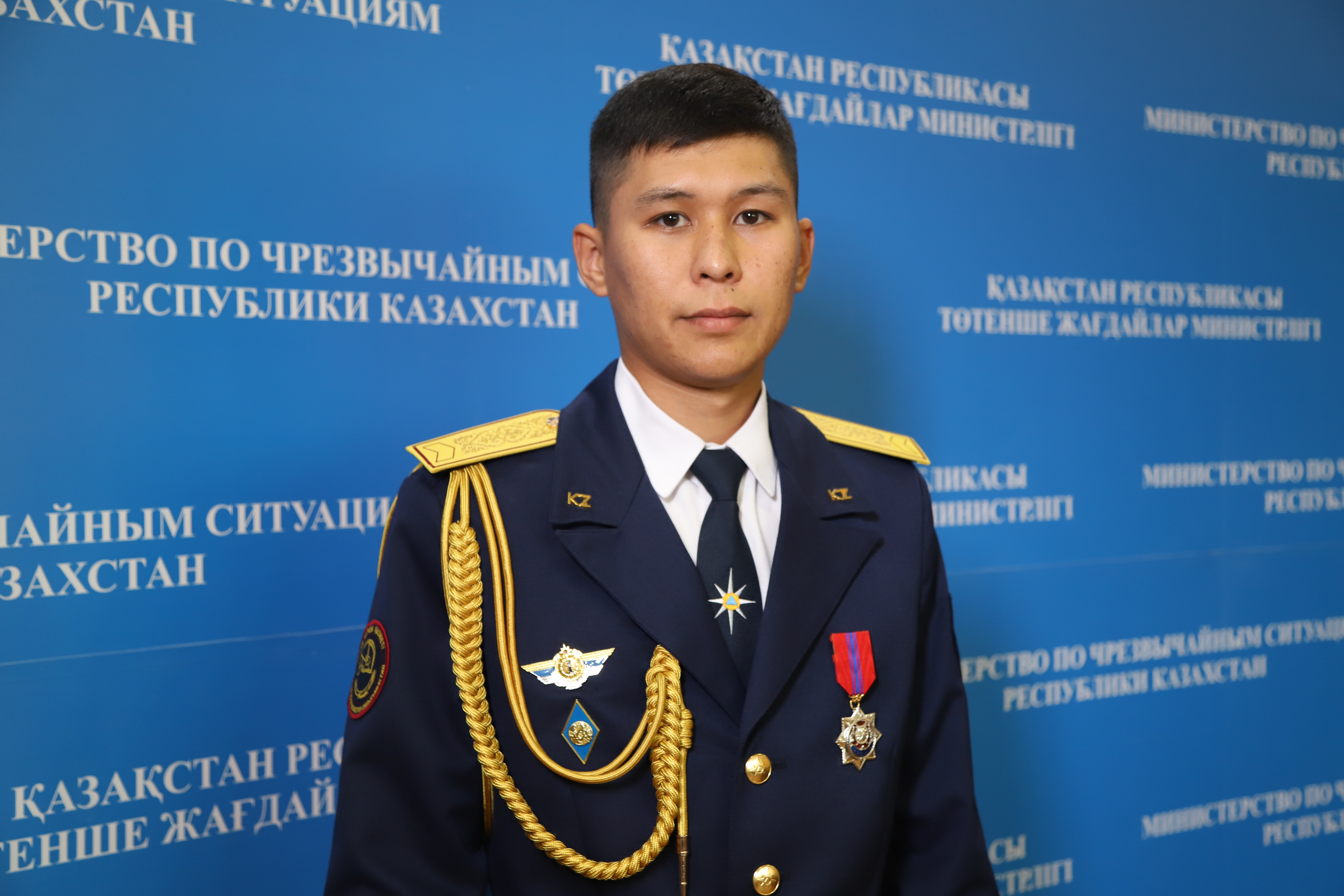 Северо-Казахстанский спасатель награжден государственной наградой