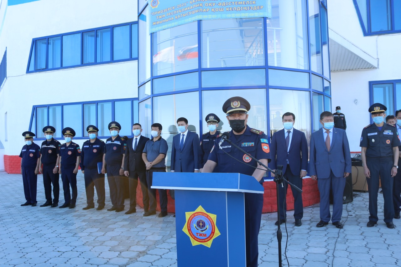 В городе Приозерск Карагандинской области стартовал тренинг водолазов МЧС Казахстана