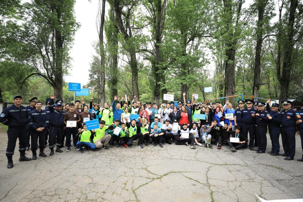 Финальные соревнования Дружин юных спасателей прошли в Алматы под эгидой «Года детей в Казахстане»