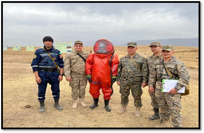 Комитетом по гражданской обороне и воинским частям МЧС РК организованы республиканские учебно-методические сборы по радиационной, химической и биологической защите