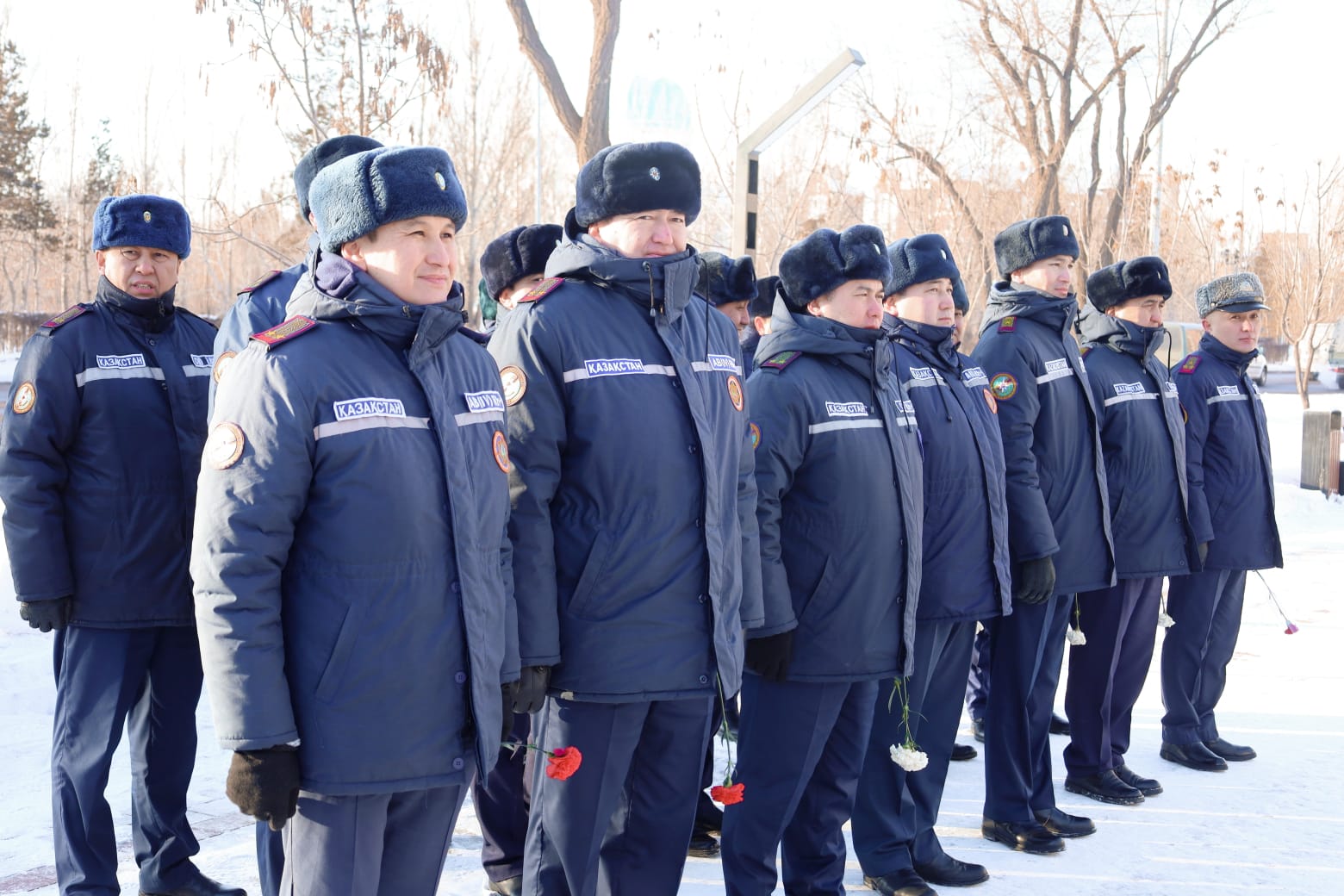 Столичные спасатели почтили память погибших коллег