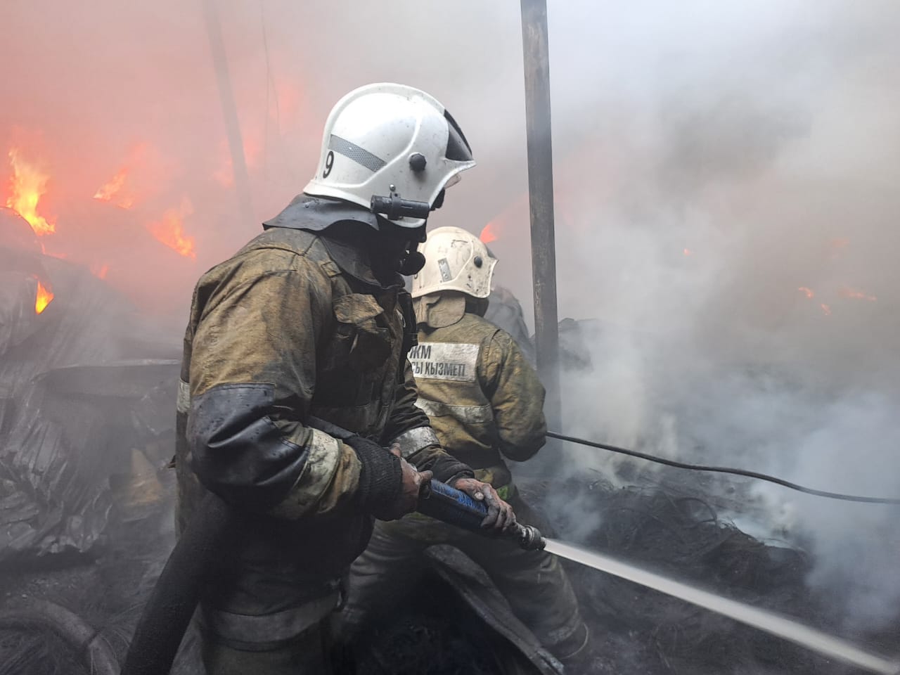 Пожар в с.Жармуханбет Карасайского района Алматинской области  ликвидирован