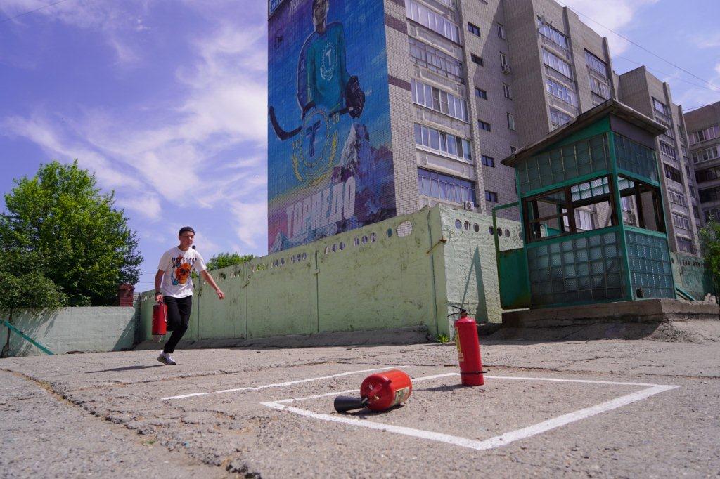 В Усть-Каменогорске прошли соревнования юных спасателей