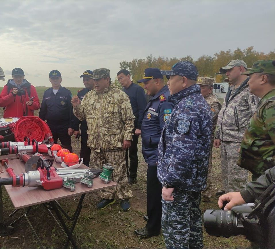 В Павлодарской области прошли приграничные учения с МЧС России