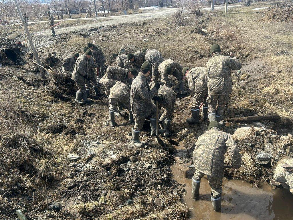 Паводковая обстановка на территории области Ұлытау